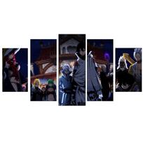 Namų dekoravimas Sienų menas Drobės paveikslai 5 vienetai Nuotraukos Fairy Tail Anime spaudiniai Šiuolaikiniai moduliniai plakatai Svetainės karkasai Be rėmo 20x35cm*2  20x45cm*2  20x55cm*1