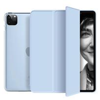 „Funda“, skirtas „iPad Pro 11“ dėklui PU odinis trikampis stovas PC kietas dugnas, minkšti kraštai, išmanusis dangtelis, skirtas „iPad 10.2“ dėklas 10.5, skirtas 9.7 Air 2 9.7 2014 mėlyna