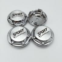4vnt modifikuotas stebulės centrinis dangtelis Sport Edition Automobilio rato dangtis Dulkėms atsparus rato centro gaubtas 68MM rato centro logotipo dangtelis Automobilio modifikacija