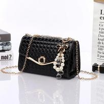 New Women's Bag Single Shoulder Bag Messenger Handbags Ins Small Square Handbag Fashion Versatile Chain Student Bag pink