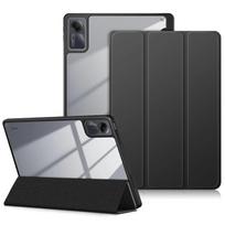 Planšetinio kompiuterio odinis dėklas, skirtas Xiaomi Redmi Pad SE, skirtas Xiaomi Pad 6 11 colių skaidrus kietas silikoninis šarvų stovas, atsparus smūgiams apsauginis dangtelis For Redmi Pad SE