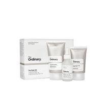 THE ORDINARY Squalene Cleanser Hyalurone Serum Moisture Cream Dieninis rinkinys (50ml prausiklis + B5 30ml + HA30ml) Essence valomasis balzamas