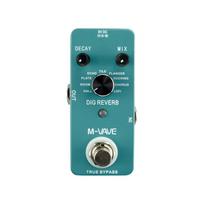 M-VAVE DIG REVERB Skaitmeninis reverb gitaros efekto pedalas 9 Reverb tipai Decay & Mix Control True Bypass Type-C