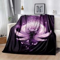 Game Hollow Knight 3D Printed Art Fleece Blanket for Beds Hiking Picnic Thick Quilt Bedspread Fleece Throw Blanket 75x100cm (30x40inch) gray