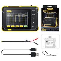 Mini rankinis skaitmeninis osciloskopas 2,5 MSa/s 200 KHz Analoginis dažnių juostos plotis 800VPP palaikymas programinės įrangos atnaujinimo PWM išvestis, DSO152 NO.1(Standard)