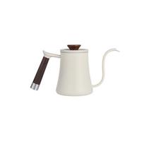 350/600 ml Lašinamasis virdulys Kavos Arbatos Puodas Nelipni danga Maistinis nerūdijantis plienas Lašinamasis virdulys Gulbės kaklelis plona burna 600ml balta