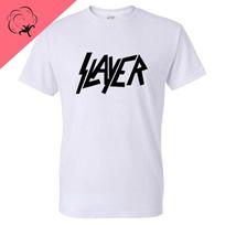 Metalo grupės marškinėliai Mada Slayer atspaudas Unisex marškinėliai WoUnisex Unisex kasdieniai marškinėliai trumpomis rankovėmis Ropa grafiniai marškinėliai Viršūnės Marškinėliai L