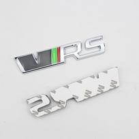 VRS automobilio trimatis metalinis lipdukas Asmenybės automobilio trimatis uodegos lipdukas Automobilių dalių automobilio puošybos lipdukas sidabras