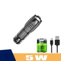 Galingas LED žibintuvėlis Įkraunamas USB 18650 Vandeniui atsparus Zoom Žvejybai Medžioklei 1000 liumenų LED žibintuvėlis LED žibintuvėlis 5W