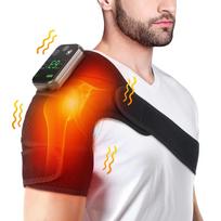 Electric Heating Vabration Shoulder Massager Brace Rechargeable Knee Elbow Massager Belt for Arthritis Pain Relief Health Care CHINA