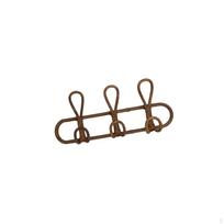 Paltų kabykla Drabužių kabliukai Patvarus sienų apdaila Praktiška durų kabykla Rankų austas rotangas paltams 3 Hooks