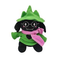 Deltarune pliušinis žaislas Kawaii Ralsei Lancer pliušinis įdarytas žaislas animacinis personažas minkštas gyvūnas lėlė vaikams vaikams dovana 25cm žalia