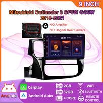 Skirta Mitsubishi Outlander 3 GF0W GG0W 2012–2018 m. Android Carplay automobilio radijo daugialypės terpės grotuvas 2 Din GPS galvos blokas 2+32GB 2+32GB,A