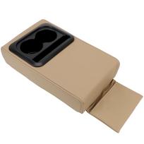 Car Armrest Cushion Box Arm Rest Storager Box Auto Accessories with Cup Holder Hand Elbow Support Anti-fatigue ruda