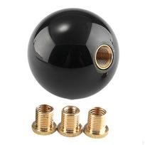 Apvalus rutulinis pavarų perjungimo svirties antgalis Kūrybingas stilingas akrilinis atsarginių dalių pakaitalas Solid Black