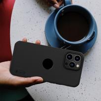 Nillkin dėklas iPhone 14 Pro Max / 13 Pro / 12 / 14 Plus telefonui, plonas, atsparus įbrėžimams, pirštų atspaudams, apsauginis dangtelis PC + TPU&For iPhone 12 juoda