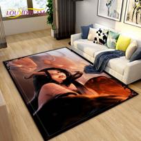 3D Gotikinis Kaukolės Vaiduoklis Siaubinga Kiliminė Danga Didelė, Kilimas Svetainei Miegamajam Sofai Prie Durų Dekoras, Vaikams Neslystanti Grindų Danga 40x60cm