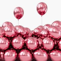 50 pcs 5 Inch Chrome Metallic Helium Balloons for Birthday Wedding Anniversary Christmas Party Decorations