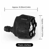 SEAMETAL 6 in 1 antgalis Aukšto slėgio plovimo antgalis 1/4 greitoji jungtis Besisukantis automobilio plovimo purškimo antgalis Plastic interface