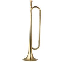 Žalvarinis C signalinis ragas paauksuotas trimitas kavalerijos ragas su pūstukliu muzikos instrumentas skirtas auksas