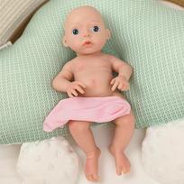 Visos silikoninės Reborn Doll dažytos viso kūno silikoninės naujagimio lėlės minkštos ir elastingos Reborn lėlės žaislas 25cm