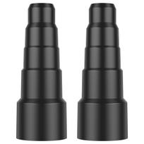 2 vnt. Universalus dulkių siurblio žarnos adapterių rinkinys 5 sluoksnių dulkių siurblio žarnos jungtis 23 mm 30 mm 34 mm 42 mm 50 mm jungtis priedai juoda