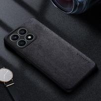 Case for Honor X8a X7a X6a X6b 4g Premium Luxury leather Phone Cover Funda Retro Business Style Solid color Capa Honor X8a 4g juoda