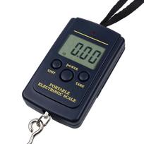 Daugiafunkcinės mini 40 kg/10 g elektroninės pakabinimo kablio nešiojamos skaitmeninės patogios svarstyklės juoda