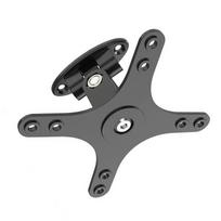 Reguliuojamas monitoriaus stovo adapterio sieninis laikiklis 1/4 colio varžto anga prie VESA 100x100mm 75x75mm staliniam ekranui sidabras