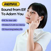 Belaidės TWS ausinės REMAX ClearBuds C1 Bluetooth 5.3: Spalva - Rožinė