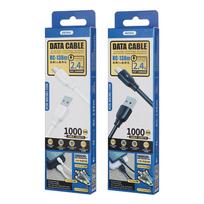 Duomenų kabelis REMAX RC-138m 2.4A USB-A į Micro USB, 1m: Spalva - Balta