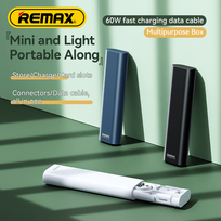 REMAX 60W greitojo įkrovimo kabelio rinkinys futliare RC-C011: Spalva - Balta