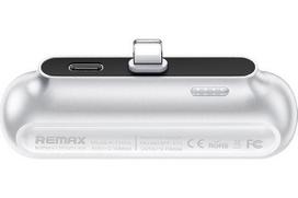 Avarinė tiesioginio įkrovimo išorinė baterija (Powerbank) REMAX RPP-576 2500mAh, skirta iPhone Lightning, balta