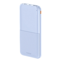 Išorinė baterija (Powerbank) REMAX RPP-23 10000mAh 2.4A 2×USB, šviesiai mėlyna