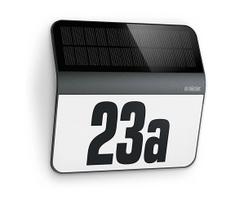 STEINEL 035730 - Saulės energija įkraunamas LED namo numeris XSolar LH-N LED/0,03W IP44