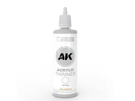 AK Interactive - 3rd generation -Acrylic Thinner (akrilinių dažų skiediklis),100ml, AK11500