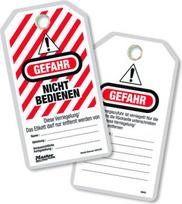 “Do not operate” sign, german 146x80mm 120176 | 4011923629434