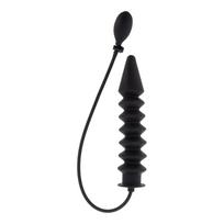 Extreme Inflatable Ribbed Plug Expert Pripučiamas analinis kaištis