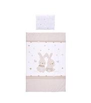 Lorelli vaikiškas patalynės komplektas Honey Bunny Beige, 110x70, 5 dalių