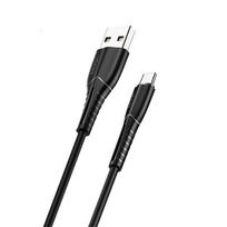 USAMS Micro USB cable 2A Fast Charge 1m black SJ365USB01 (US-SJ365)