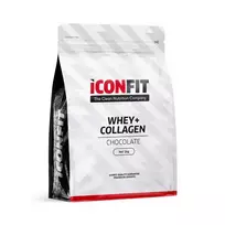 ICONFIT, PROTEIN+COLLAGEN, išrūgų baltymai su kolagenu, braškių skonio, 1kg