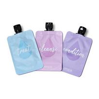 Joico Refillable Travel Pouch Set Vienkartiniai išspaudžiami maišeliai kosmetikai, Rinkinys