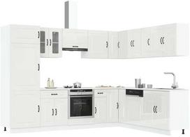 Virtuvinių spintelių komplektas, 14 dalių, Kalmar, balta