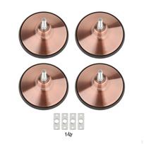 4 Pieces Billiard Pool Table Leg Leveler Game Furniture with Accessories Hardware rožinio aukso spalvos