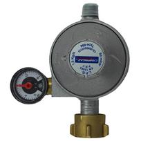 Universāls drošības regulators 50mbar, 1/4" kreisais vītne, integrēts manometrs, R168514, CAMPINGAZ