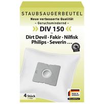 Dulkių siurblio maišeliai Dirt Devil/Fakir/Nilfisk/Philips/Severin 4 vnt + filtras