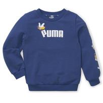 Puma bliuzonas berniukams Small World Crew TR, mėlynas