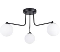 Sollux SL.1662 - Sietynas ant stulpo ASTRAL 3xG9/8W/230V juoda