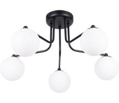 Sollux SL.1663 - Sietynas ant stulpo ASTRAL 5xG9/8W/230V juoda