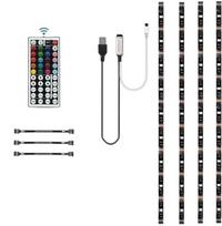 USB LED juostelė - televizoriaus apšvietimas HOUHUI T6RW, 4 vnt. x 0,5 m
